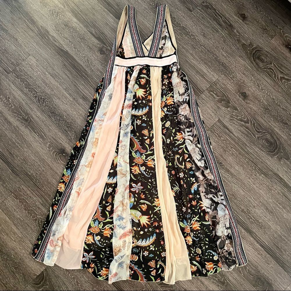 Altar'd State Pink Floral Patchwork Maxi Dress - Picture 8 of 8